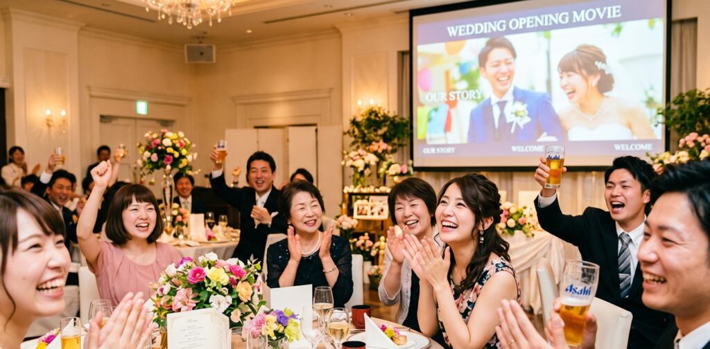 結婚式オープニングムービーで盛り上がる演出アイデア